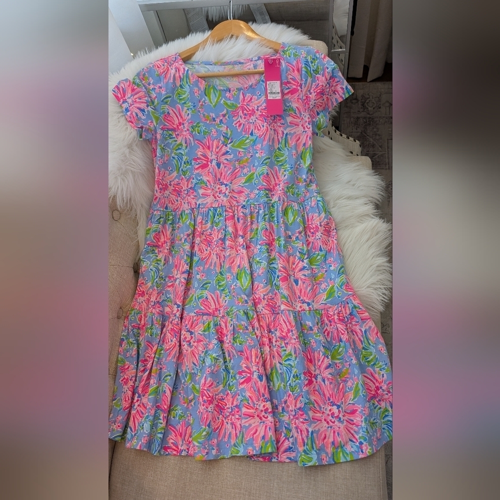 NWT Lilly Pulitzer Geanna Floral Mini Dress Size XS - Picture 5 of 11